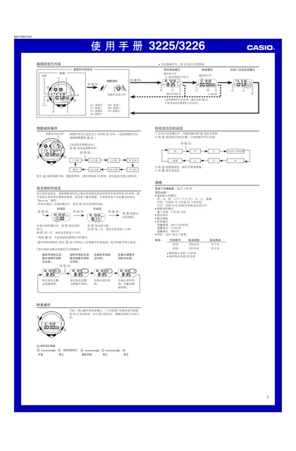 casio 卡西欧 3225